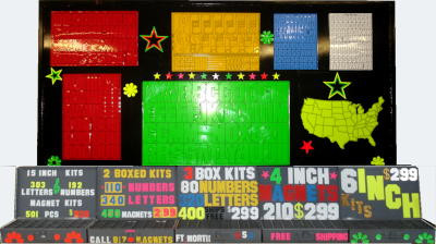 1.5 inch box kit, 2" box kit, 3" box kit, 4" box kit, 6 box kit, magnet sheets