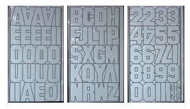 Magnet Letters, Magnet Numbers, Magnet Vowels. 24x45" Sheet Size.
